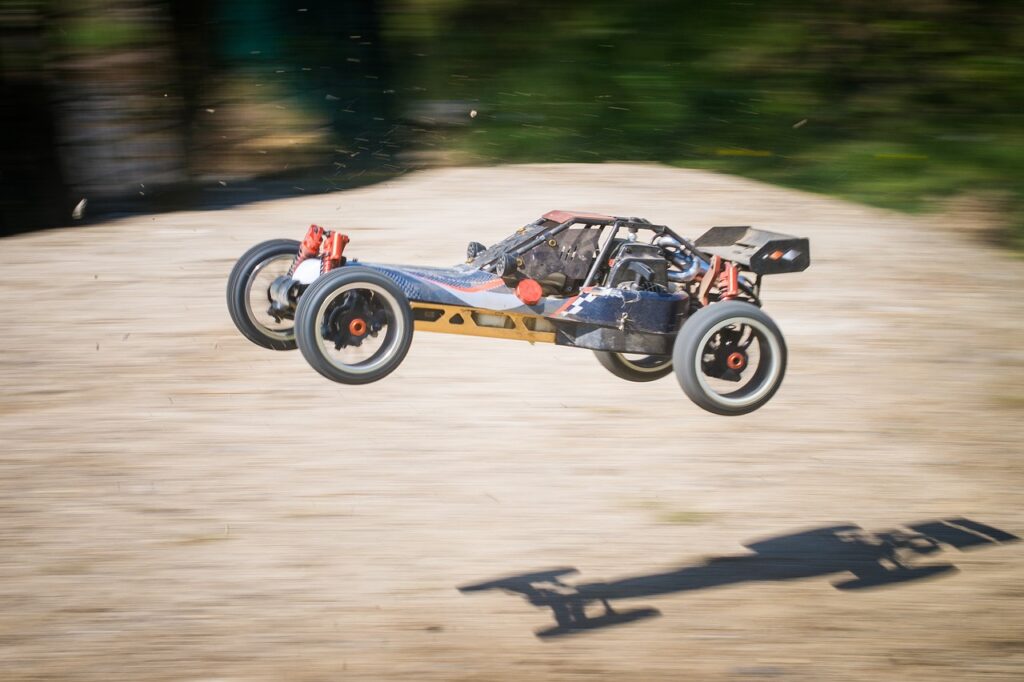 Velocidad de autos RC